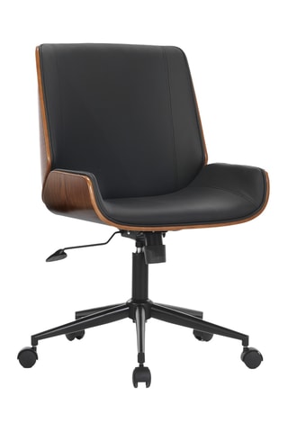 Fauteuil de bureau en bois Odda - 81/79 x 55 x 58 cm