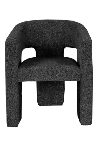 Fauteuil en sapin Deddy - Noir