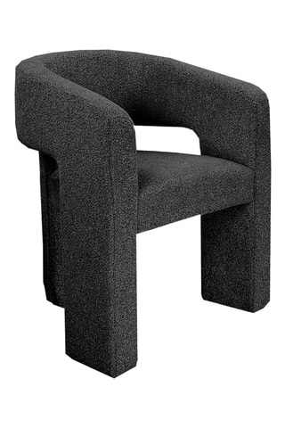 Fauteuil en sapin Deddy - Noir