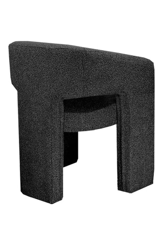 Fauteuil en sapin Deddy - Noir