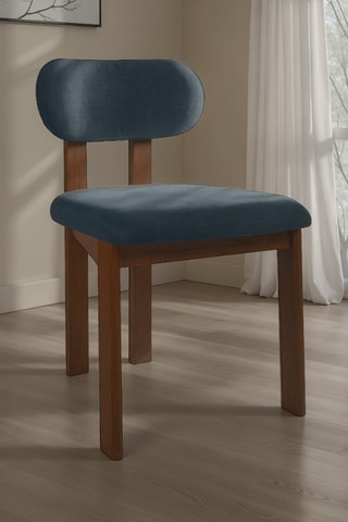 2 chaises en bois massif Dara - 80 x 50 x 56 cm