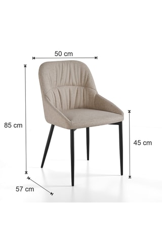 4 chaises Alice - 85 x 50 x 57 cm