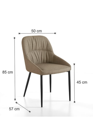 4 chaises Alice - 85 x 50 x 57 cm