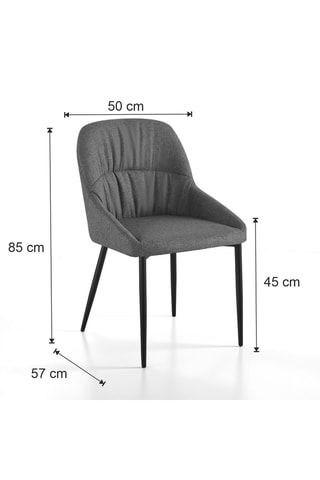 4 chaises Alice - 85 x 50 x 57 cm