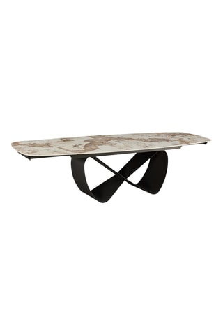 Table à manger extensible en céramique Infinity - 200/300 x 100 x 75 cm