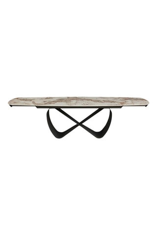 Table à manger extensible en céramique Infinity - 200/300 x 100 x 75 cm