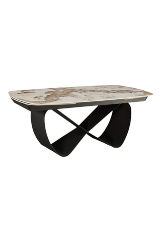 Table à manger extensible en céramique Infinity - 200/300 x 100 x 75 cm