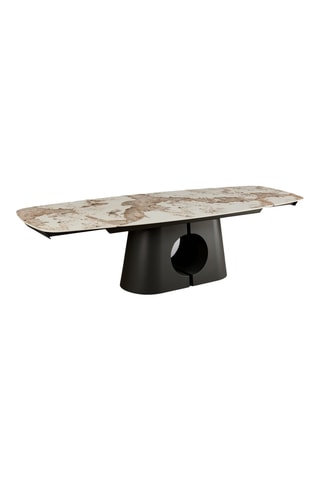 Table à manger extensible en céramique Yatta - 200/300 x 75 x 100 cm