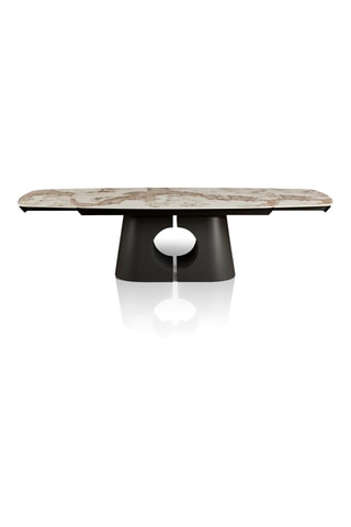 Table à manger extensible en céramique Yatta - 200/300 x 75 x 100 cm