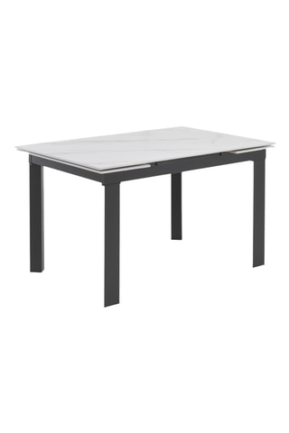 Table à manger extensible en céramique Mark - 120/180 x 95 x 75 cm