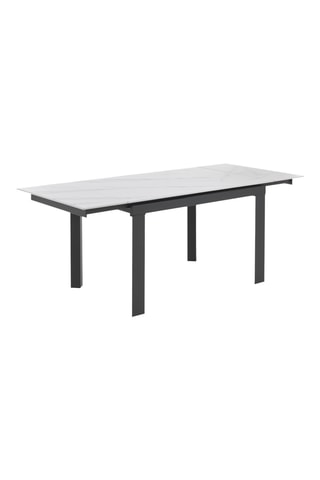 Table à manger extensible en céramique Mark - 120/180 x 95 x 75 cm