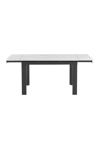 Table à manger extensible en céramique Mark - 120/180 x 95 x 75 cm