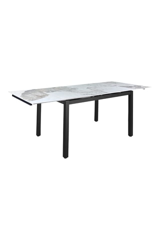 Table à manger extensible en céramique Darwin - 200 x 107 x 76 cm