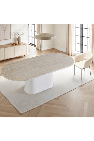 Table à manger Barrel - 220 x 100 x 76 cm