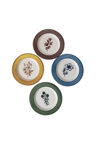 4 assiettes plates - 28 cm