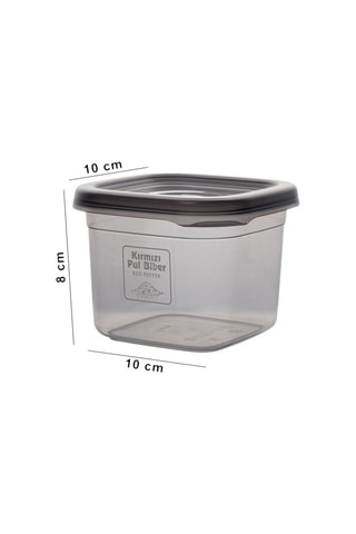 6 boîtes de conservation en plastique sans BPA - 55 cl