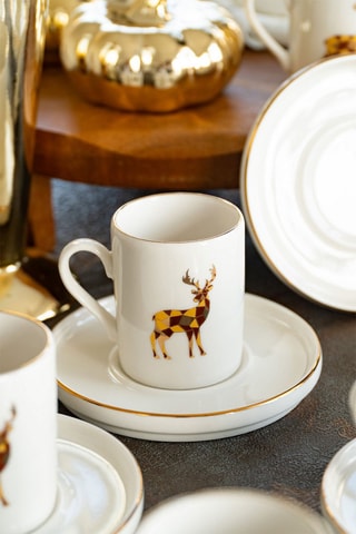 Service à café en porcelaine - 6 personnes