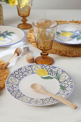4 assiettes à dessert - 20 cm