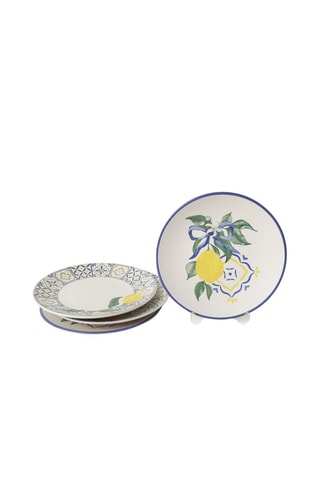 4 assiettes à dessert - 20 cm