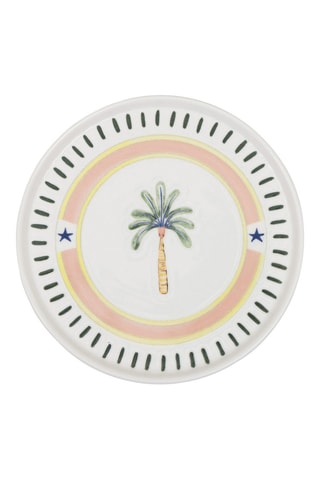 6 assiettes à dessert en céramique - 19 cm