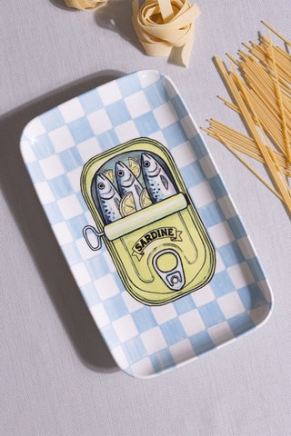 Plat de service en céramique - 31 x 20 x 1 cm