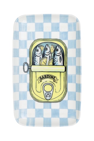 Plat de service en céramique - 31 x 20 x 1 cm