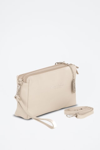 Pochette in pelle - Beige