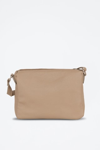 Borsa a tracolla in pelle Beige - Beige