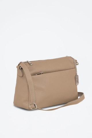 Borsa a tracolla in pelle Beige - Beige