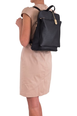 Sac à dos en cuir Nora - Noir