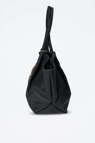 Cabas en cuir Rolanta - Noir