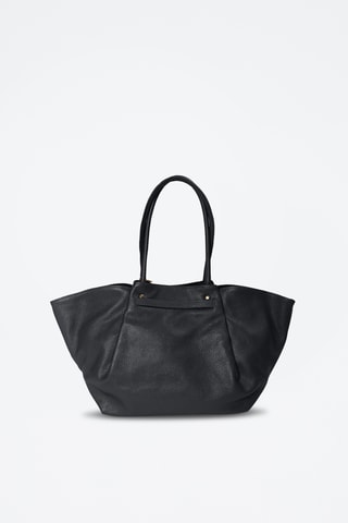 Cabas en cuir Rolanta - Noir