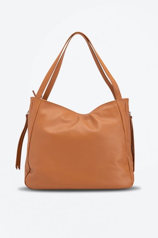 Sac porté épaule en cuir Fiesole - Marron