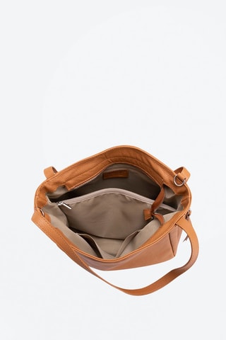 Sac porté épaule en cuir Fiesole - Marron