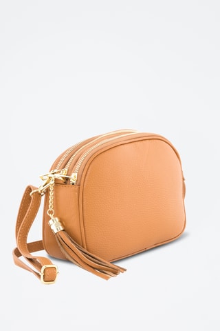Borsa a tracolla in pelle - Marrone