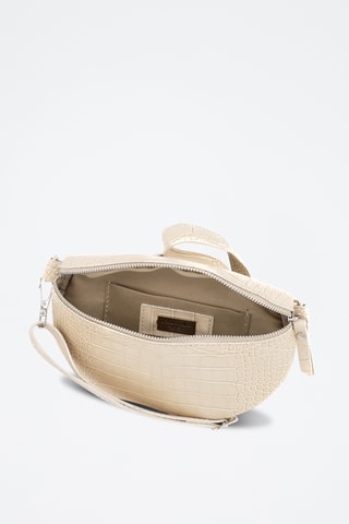 Borsa a tracolla in pelle - Beige