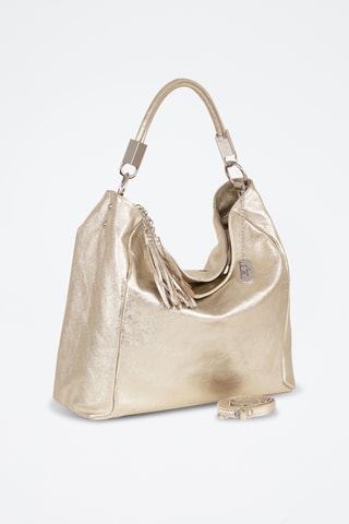 Shopping bag in pelle - Dorato
