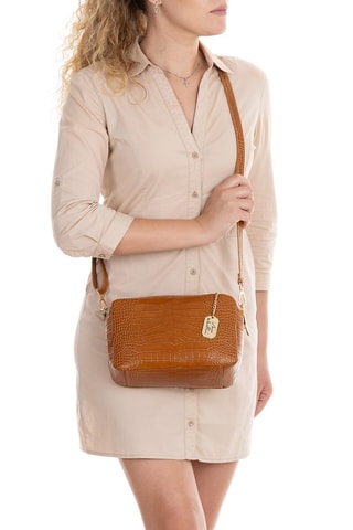 Borsa a tracolla Donatella - Marrone
