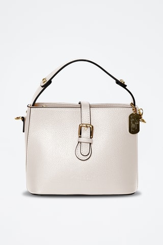 Sac à main en cuir Adelma - Beige