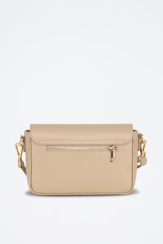 Sac bandoulière en cuir Terina - Taupe