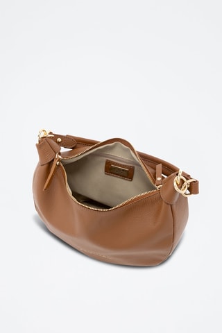 Sac porté épaule en cuir Fosca - Marron