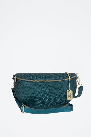 Sac banane en cuir Rufina - Vert