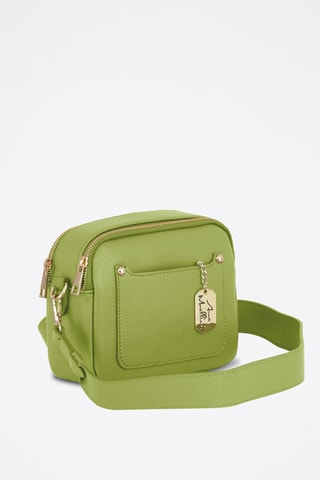 Sac bandoulière en cuir Aldina - Vert