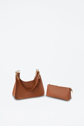 Borsa a spalla Procida - Marrone
