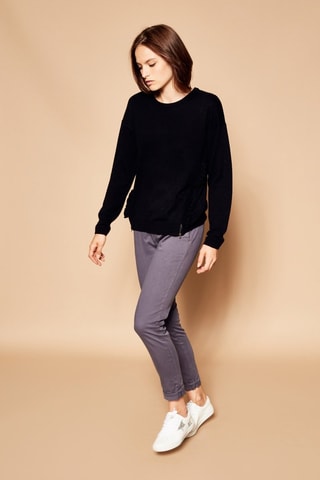 Jersey de lana y cachemir Miu - Negro