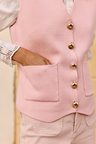 Chaleco Mélodie - Rosa