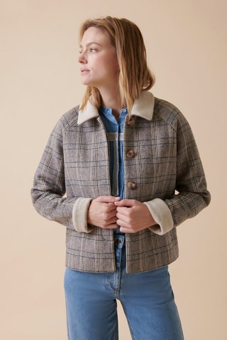 Chaqueta de lana Lavaredo - Gris oscuro