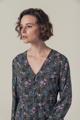 Vestido recto Ragote - Negro