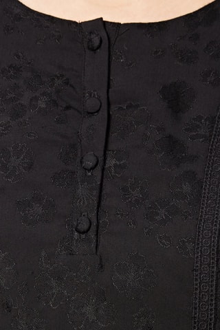 Vestido recto Riotte - Negro