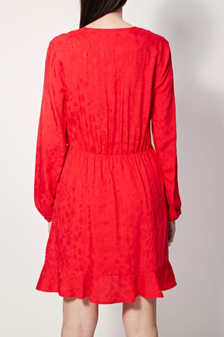 Vestido recto Riotte - Rojo
